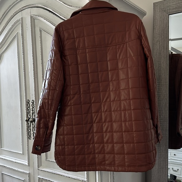 Beautiful Sam Edleman Leather Coat - Picture 5 of 5
